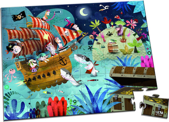 Παιδικό Puzzle Κυνήγι Θησαυρού για 4+ Ετών 36pcs Janod