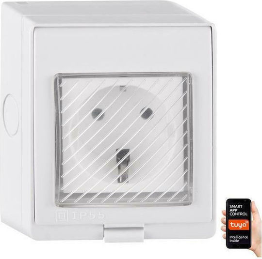 Polux Power Socket Wi-Fi White 1pcs