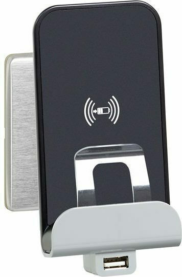Legrand Celiane External Power Socket with 2 USB Ports Black