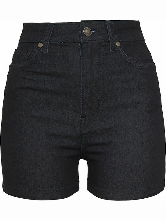 Γυναικείο Τζιν Ψηλόμεσο Σορτς Dark Blue Denim