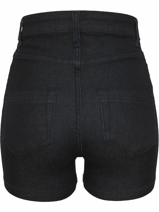 Γυναικείο Τζιν Ψηλόμεσο Σορτς Dark Blue Denim