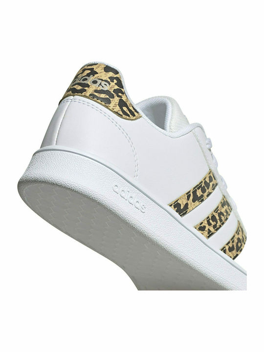 Grand Court Παιδικά Sneakers Cloud White / Champagne Met.