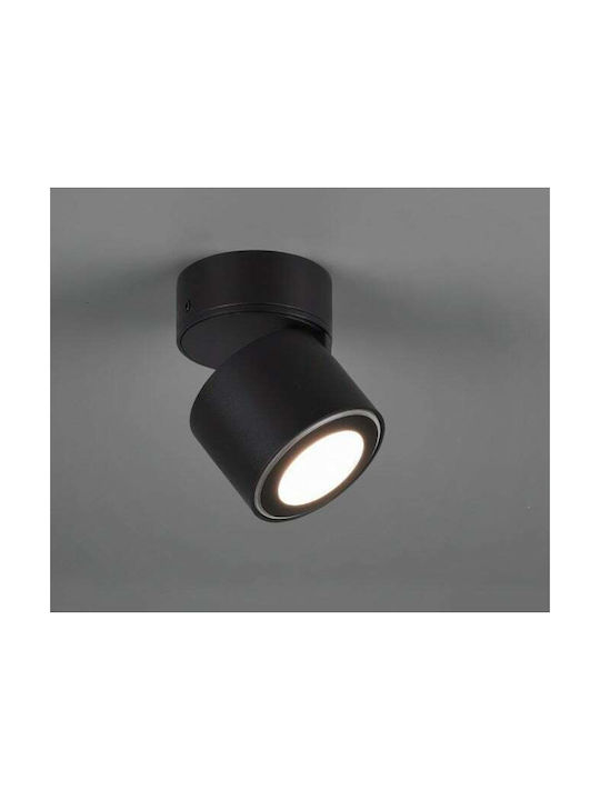 Trio Lighting Taurus Single LED Warm White Spot in Black Color
