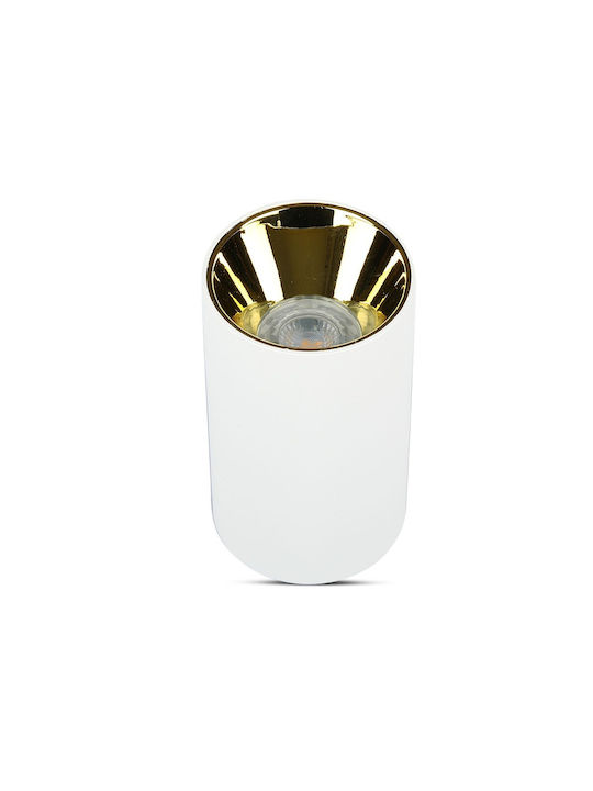 V-TAC Single Spot with Socket GU10 in Gold Color