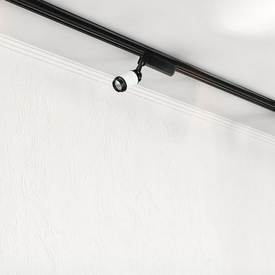 V-TAC Single LED Cool White Spot in Black Color