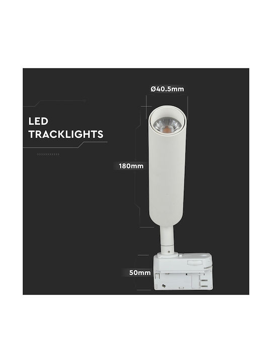 V-TAC Единично LED Студено бяло Спот в Бял Цвят