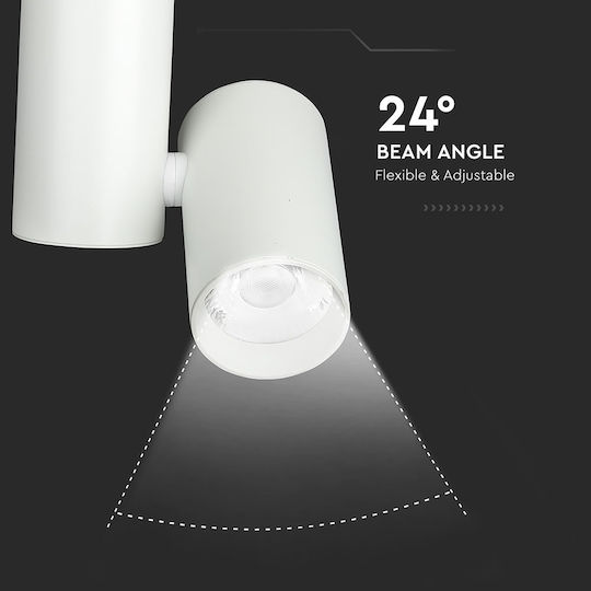 V-TAC Single LED Cool White Spot in White Color
