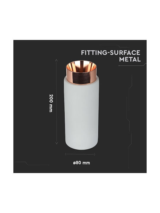 V-TAC VT-865 Μονό Σποτ με Ντουί GU10 σε Χάλκινο Χρώμα