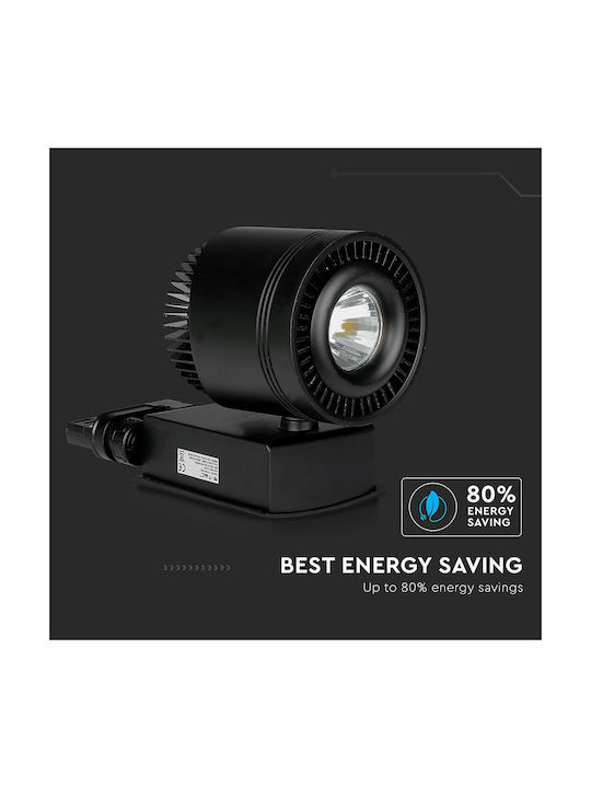 V-TAC Single Spot with Socket E14 in Black Color