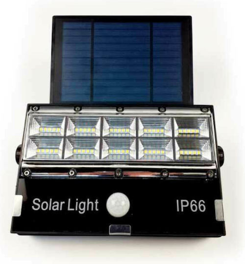 Factory Proiector Solar Etanș Lumini De Inundație Cu Led-uri 30W Alb Rece 5000K Cu Senzor De Mișcare IP66