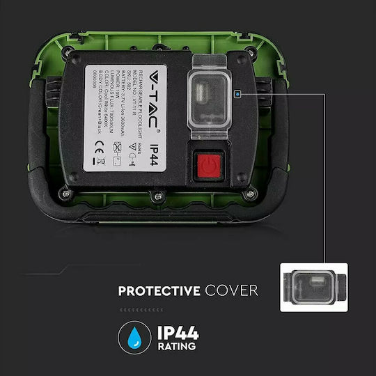 V-TAC Proiector de lucru Reîncărcabilă LED IP44 cu luminozitate până la 700lm