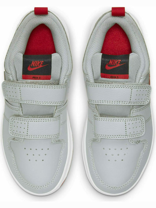 Pico 5 Kids Sneakers with Scratch Lt Smoke Grey / University Red