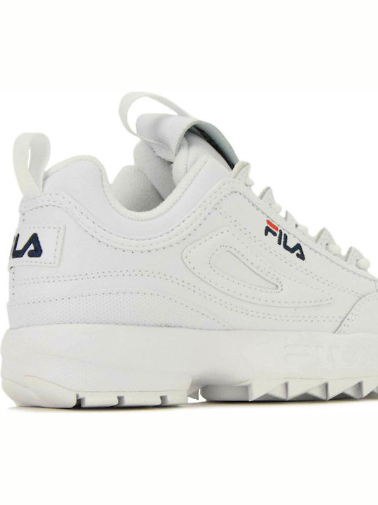 Disruptor II Premium Kids Sneakers White