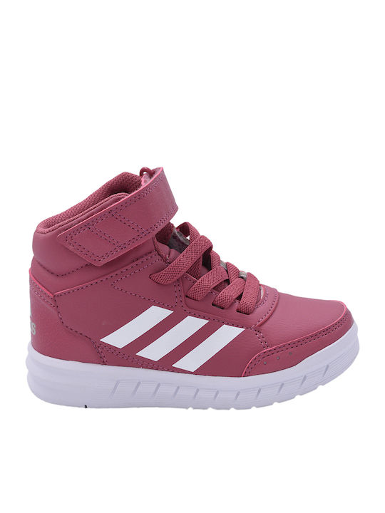 Altasport Mid EL Παιδικά Sneakers High με Σκρατς Ροζ