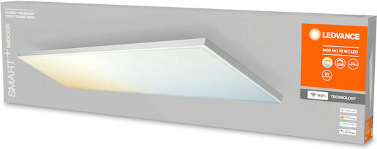 Ledvance Smart+ Planon Παραλληλόγραμμο Εξωτερικό LED Panel 40W με Ρυθμιζόμενο Λευκό Φως 120x30εκ.
