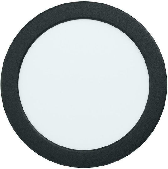Eglo Fueva 5 Στρογγυλό Χωνευτό LED Panel 10.5W με Θερμό Λευκό Φως 3000K 16.6εκ.