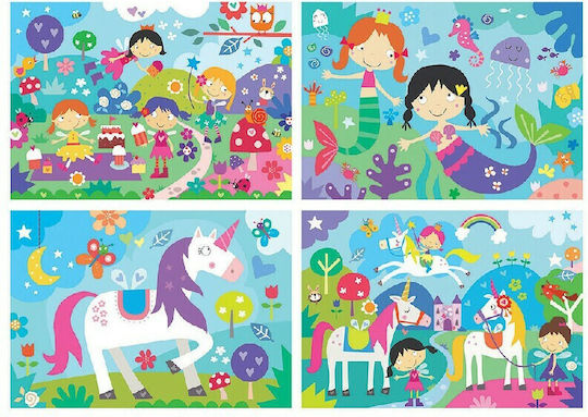Kids Puzzle Fantasy Friends for 4+ years old+ Years 200pcs Educa