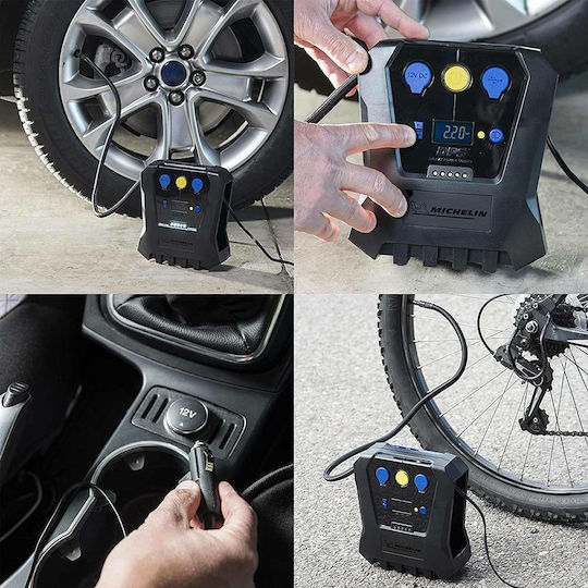 Michelin Τρόμπα Αυτοκινήτου 50PSI με Καλώδιο Αναπτήρα 12V