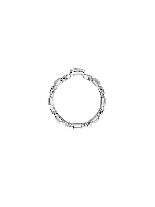 Michael Kors Damen Ring mit Zirkonia aus Silber