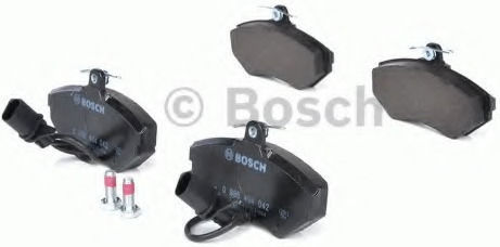 Bosch Brake Pad Rear 4pcs for Audi A4 Volkswagen Passat