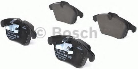 Bosch Σετ Τακάκια Εμπρός 4τμχ για Land Rover Range Rover / Range Rover Evoque Volvo S60 / S80 / V70 / XC 70