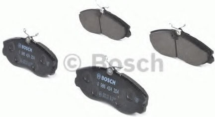 Bosch Plăcuță de frână Față 2buc pentru Ford Maverick Nissan Serena / Terrano / Vanette Plăcuțe și discuri de frână Ford / Nissan