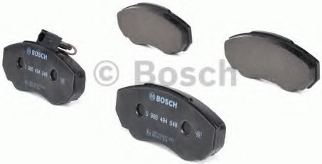 Bosch Спирачна накладка Предни 4бр за Citroen Jumper Fiat Ducato Peugeot Boxer