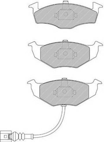 Ferodo Brake Pad Front 4pcs for Skoda Fabia / Roomster