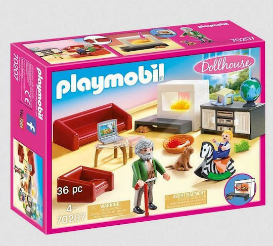 Playmobil Dollhouse Comfortable Living Room for 4+ years old years old