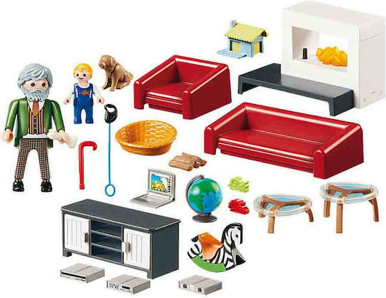 Playmobil Dollhouse Comfortable Living Room for 4+ years old years old