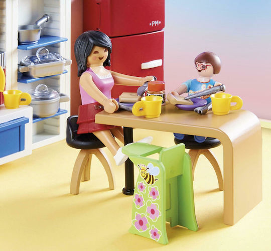 Playmobil Dollhouse Family Kitchen for 4+ years old years old