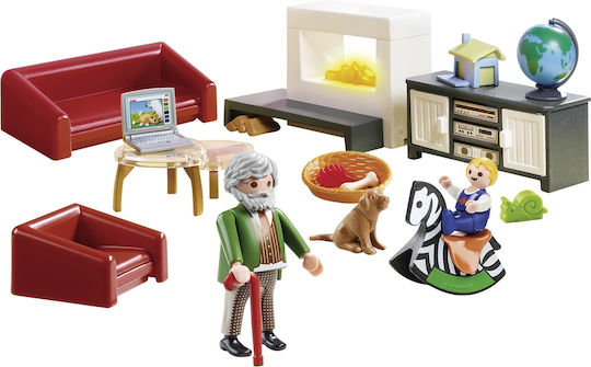Playmobil Dollhouse Comfortable Living Room for 4+ years old years old