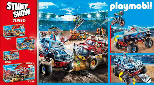 Playmobil Stunt Show Shark Monster Truck for 4-10 years old