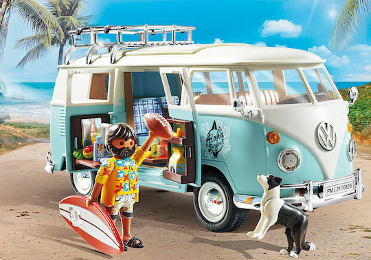 Playmobil Volkswagen T1 Camping Bus Special Edition за 5-99 години