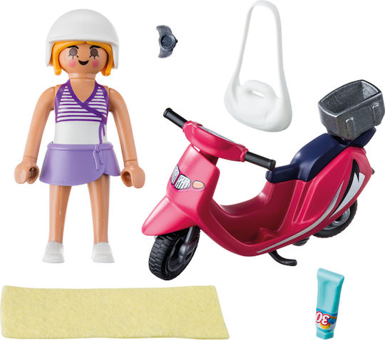 Playmobil Special Plus Κορίτσι με Σκούτερ για 4+ ετών
