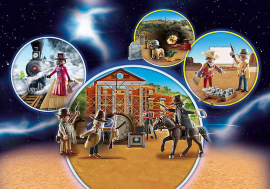 Playmobil Zurück in die Zukunft Advent Calendar - Abenteuer im Wilden Westen für 5-99 Jahre