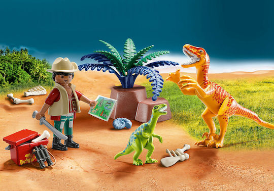 Playmobil Куфарче Динозаври Dino Explorer Carry Case за 4+ години години