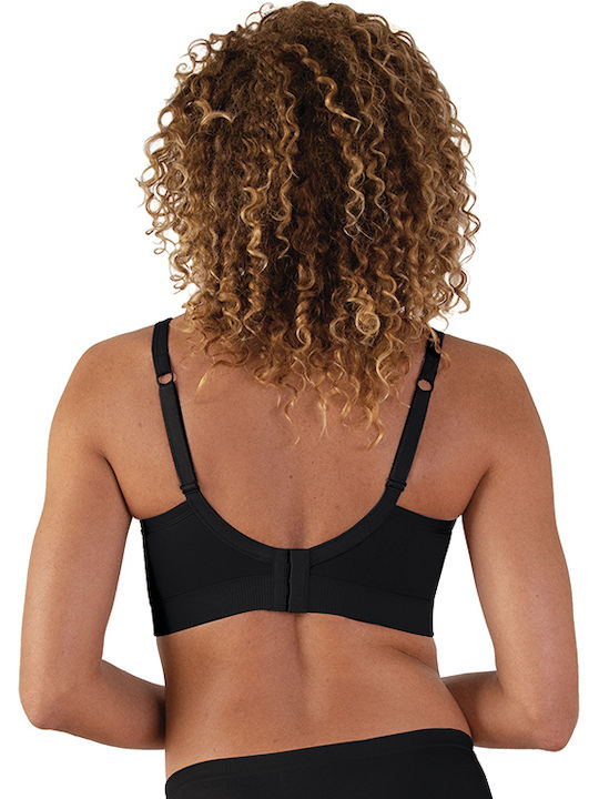 Bravado Body Silk BRV-11010-BL Μπουστάκι Εγκυμοσύνης & Θηλασμού με Clips Μαύρο