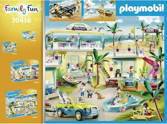 Playmobil Семейно забавление Beach Car with Canoe за 4+ години години