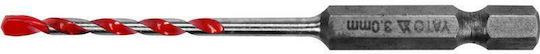 Yato Drill Carbide with Hexagonal Shank for Metal, Wood, Masonry, Glass and Tiles 7x85mm