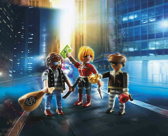 Playmobil City Action Echipa Hoților pentru 4-10 ani