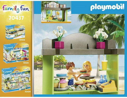 Playmobil Familienspaß Beach Snack Bar für 4+ Jahre Jahre