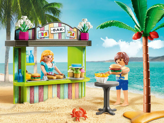 Playmobil Familienspaß Beach Snack Bar für 4+ Jahre Jahre