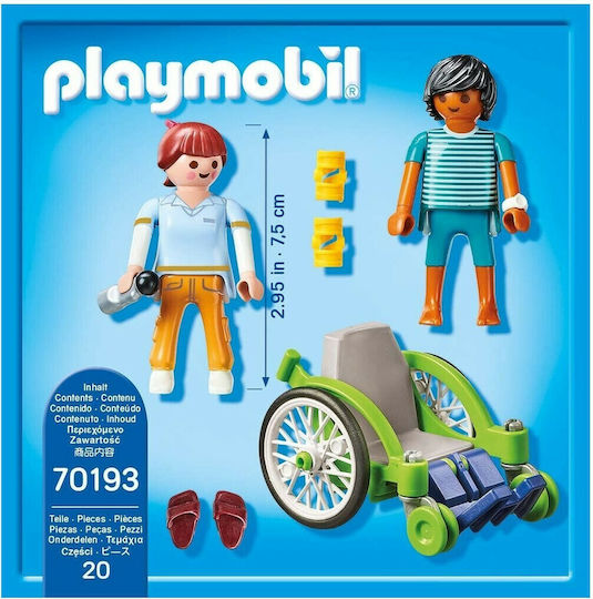 Playmobil Живот в града Patient in Wheelchair за 4+ години години