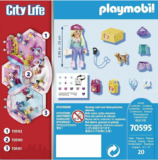 Playmobil Stadtleben Fashion Girl mit Hund für 5-12 Jahre