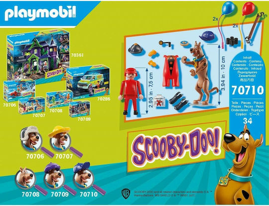 Playmobil Scooby-Doo Adventure with Ghost Clown for 5-12 years old