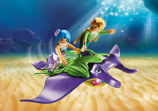 Playmobil Magie Perlensammler mit Riesiger Mantarochen für 4+ Jahre Jahre