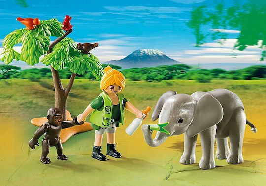 Playmobil Куфарче Див живот Африкански животни за 4-10 години