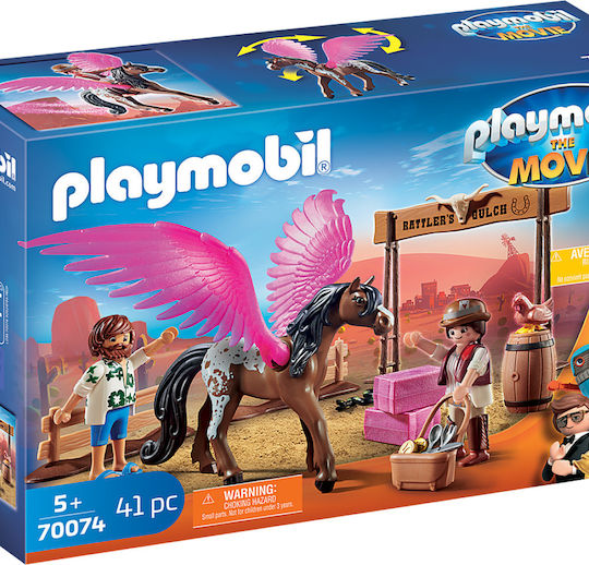 Playmobil Филмът Marla and Del with Flying Horse за 5+ години години