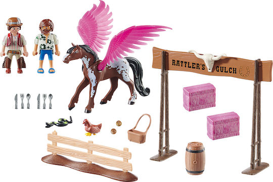 Playmobil Филмът Marla and Del with Flying Horse за 5+ години години